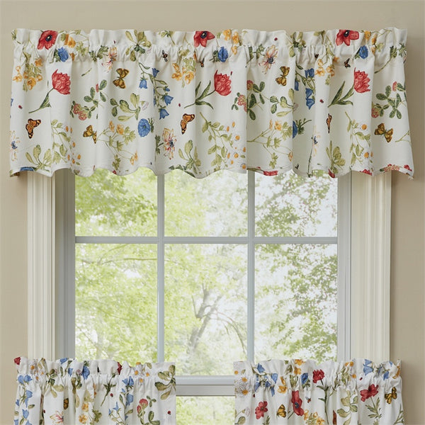 Wildflower Scalloped Valance