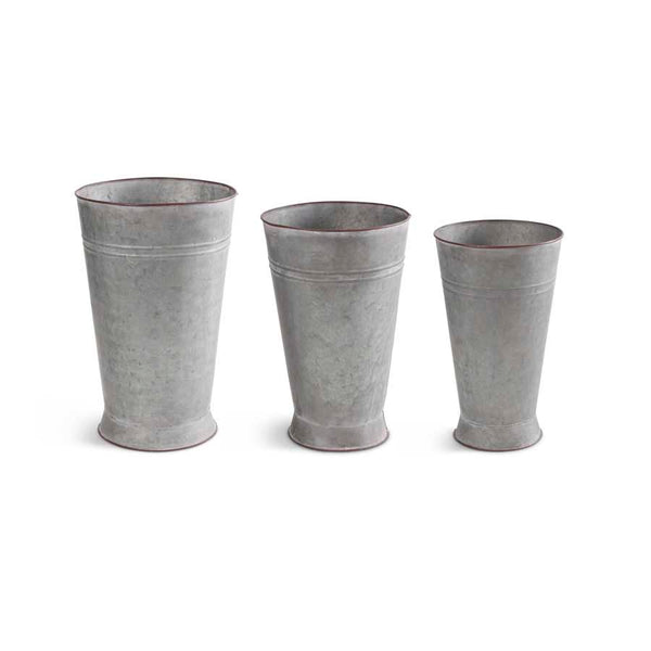 Tall Tin Buckets (Grad. Sizes)