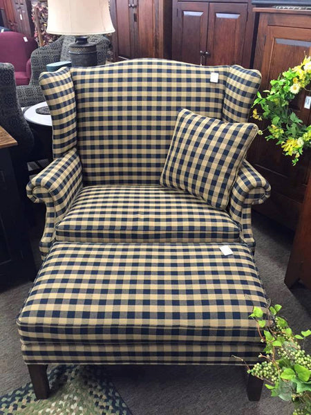 Black Mustard Easton Ottoman
