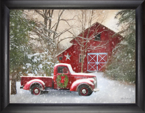 Secluded Barn with Truck