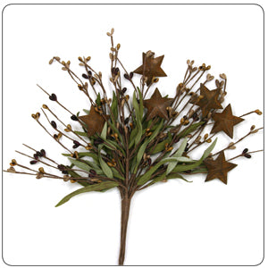 12" Rice Berry Pick with Stars