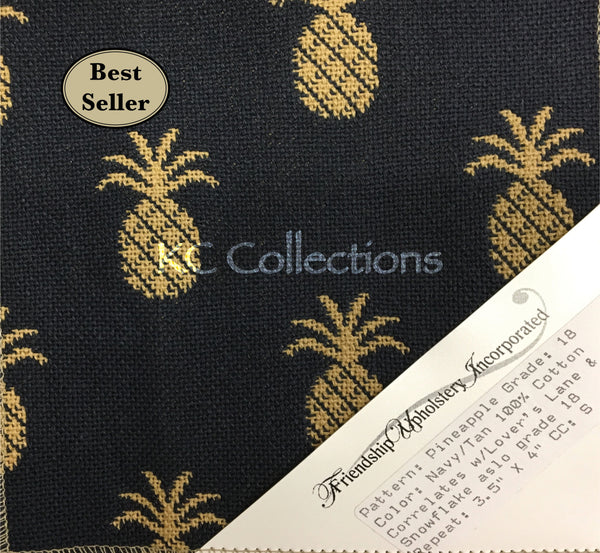 Pineapple Navy/Tan