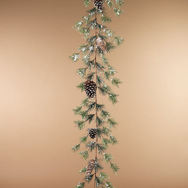 Holiday Snowy Ming Pine Garland