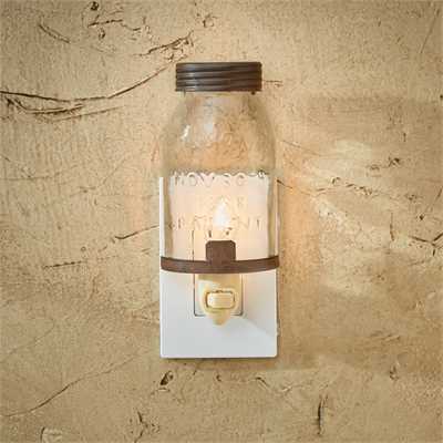 Mason Jar Night Light