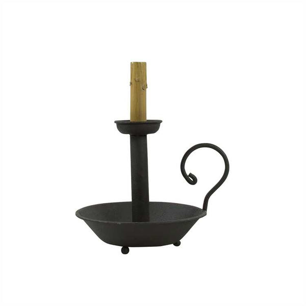 Chamberstick Lamp - Black