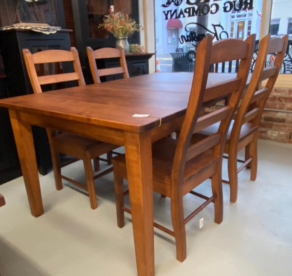 Table-4' Extension with 2-12" Leaves & Shaker Legs