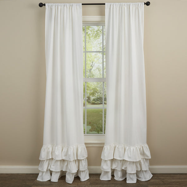 Ruffled Panel Pair - 84"L