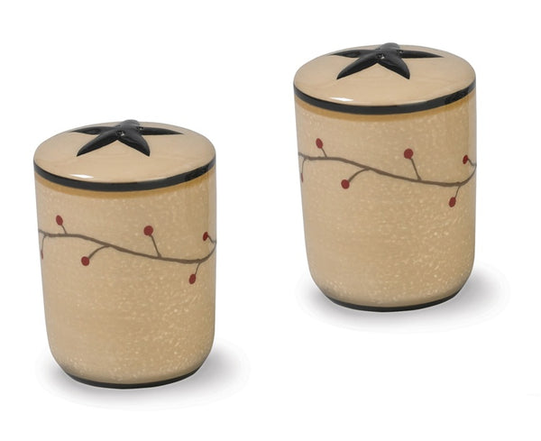 Star Vine Salt & Pepper Shaker Set
