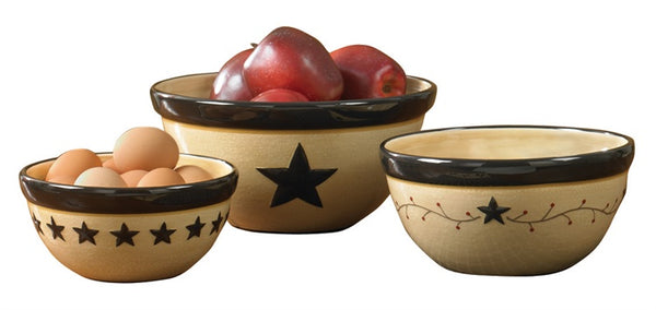 Star Vine Mixing Bowl Set