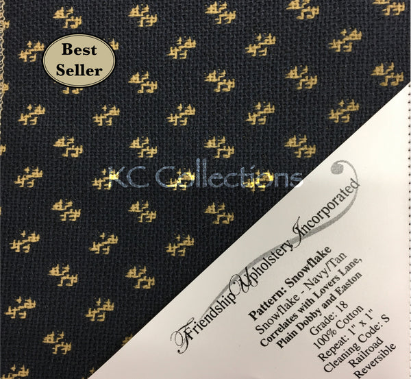 Snowflake Navy/Tan