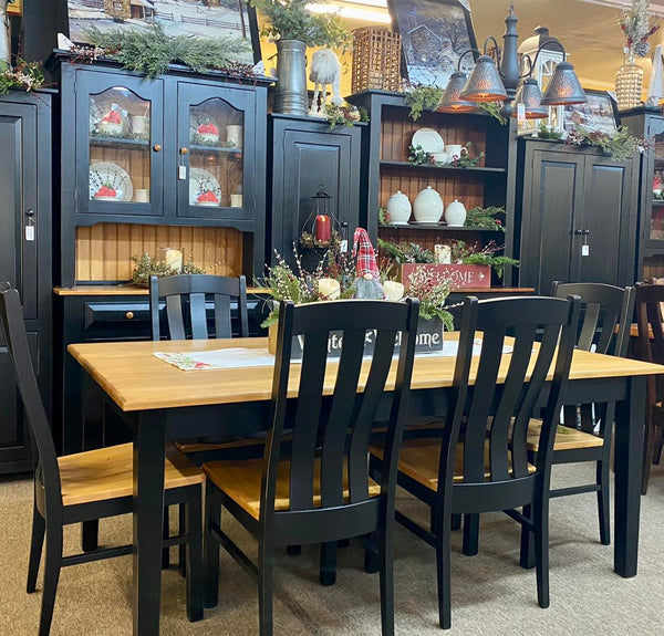 Furniture Collection: Dining Table, Raleigh Chairs & Hutches