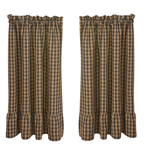 Sturbridge Plaid Ruffle Tiers - Black