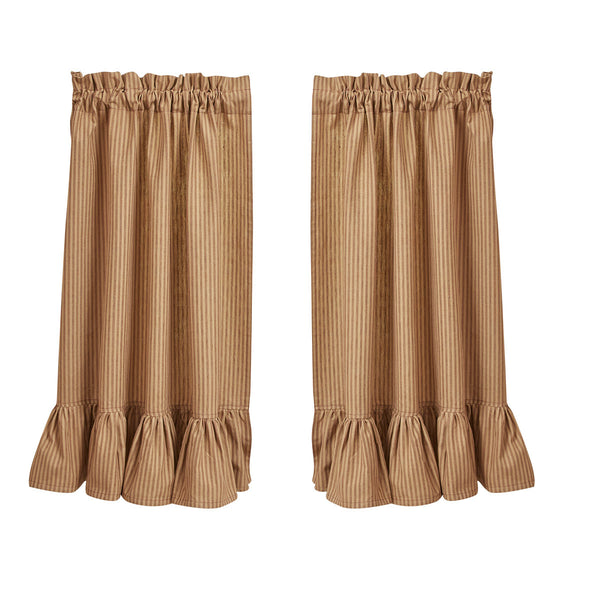 Sturbridge Ticking Ruffle Tiers - Wine