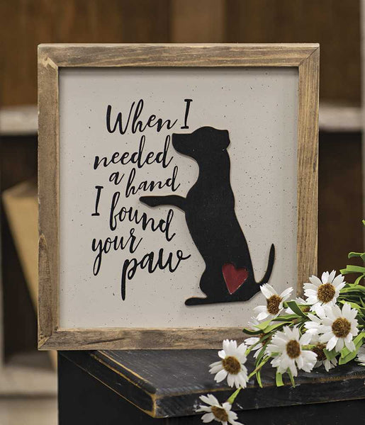 I Found Your Paw Frame