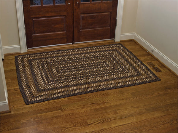 Folk Art 48" x 72" Rectangle Braided Rug