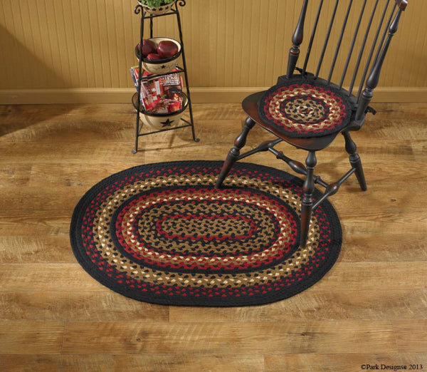 Folk Art Braided Rug