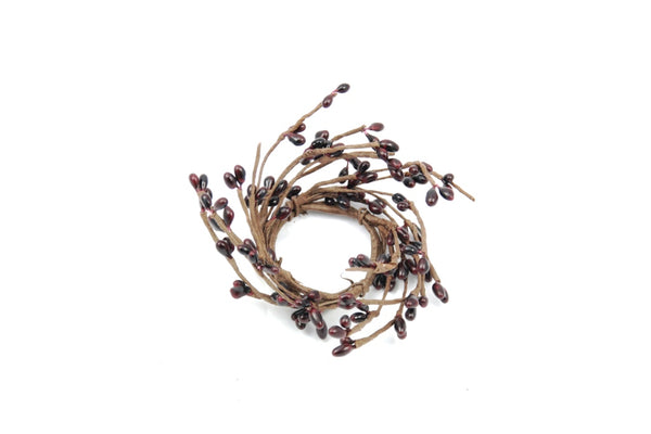 1.5" Candle Ring Burgundy