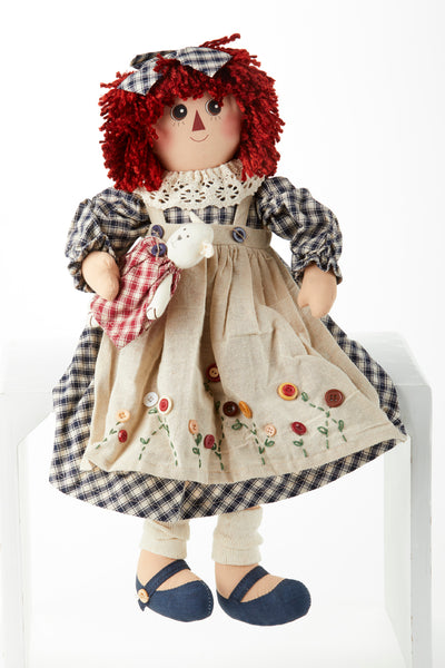 Raggedy Doll with Dog