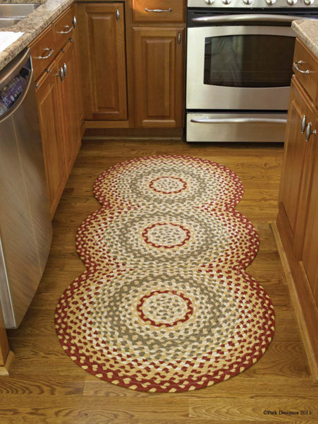 Mill Village 30" x 72" Braided Rug Runner