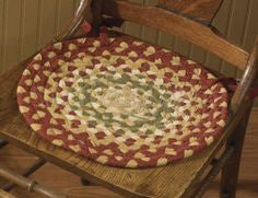 Mill Village Braided Chair Pad