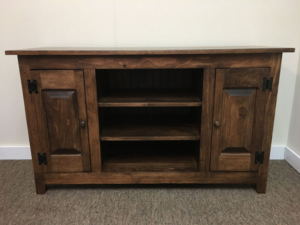 TV Stand with Raised Panels - 48" Or 60" Wide - 28.5" Tall