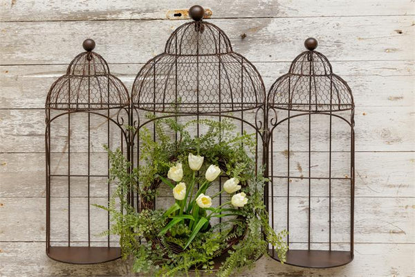 Bird Cages - Flat Back For Hanging