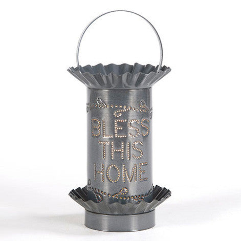 Mini Tartwarmer with Bless This Home in Country Tin