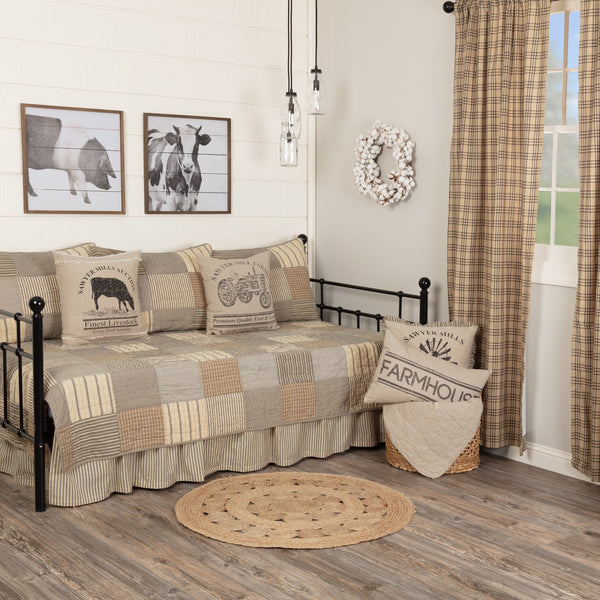 Sawyer Mill Charcoal Daybed Quilt Set