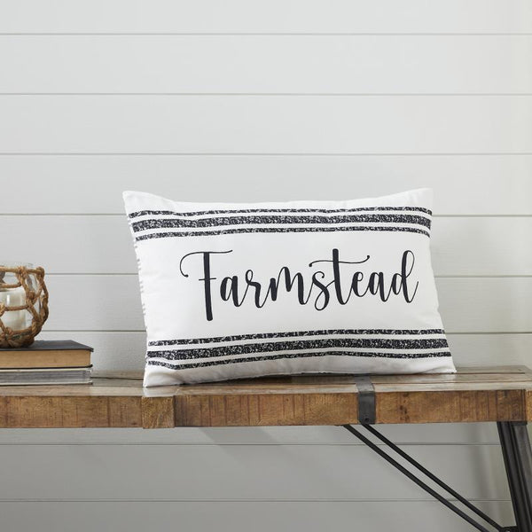Sawyer Mill Black Farmstead Pillow