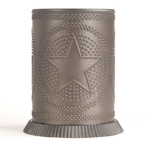 Jar Candle Warmer with Regular Star in Country Tin