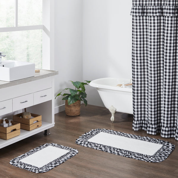 Annie Buffalo Black Check Bathmat