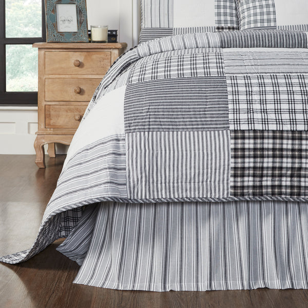 Sawyer Mill Black Bed Skirt