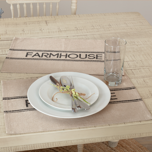Sawyer Mill Placemats - Charcoal Farmhouse - Set of 6