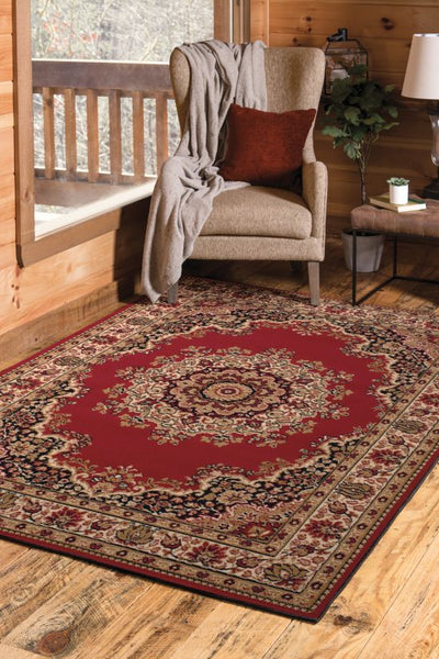 Dallas-Floral Kirman - Red