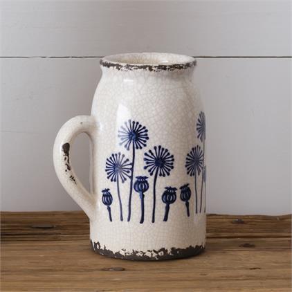 Pottery - Dandelion With Handle