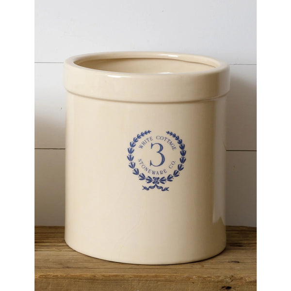 White Cottage Stoneware Crackled, 3