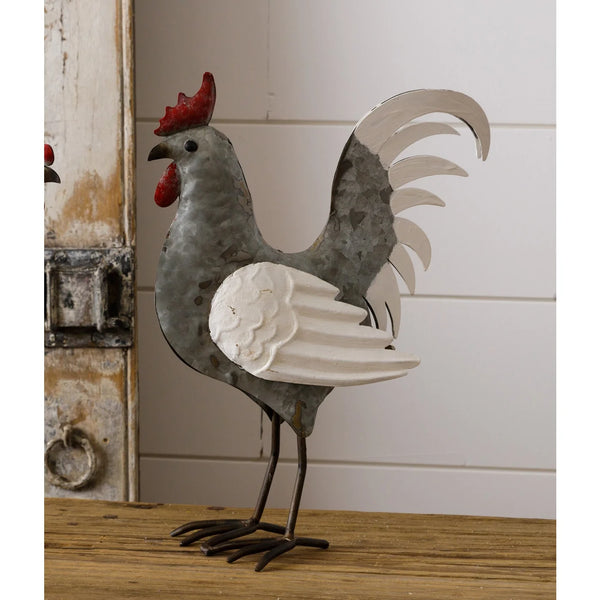 Galvanized Rooster