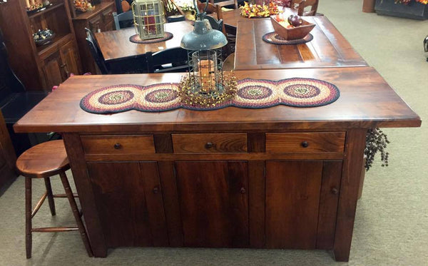 Amish Island - Large Base & Large 8/4 Top