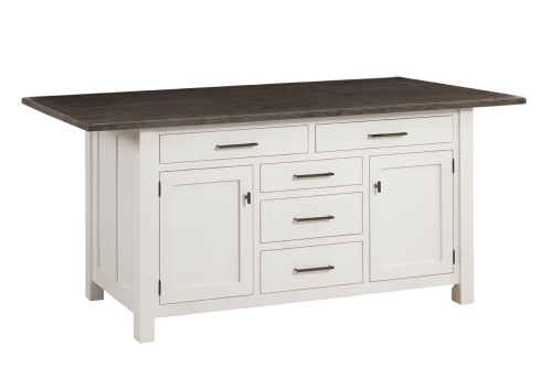 LL2529/2759-Amish Made-Lancaster Legacy Ancient Mission Island with Plank Top