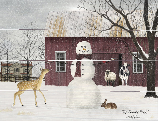 The Friendly Beasts Pallet Art