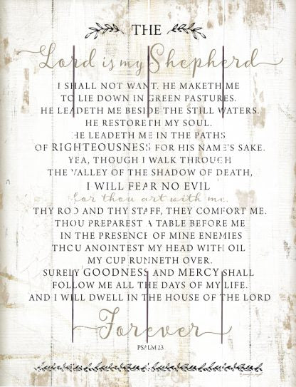 The Lord is My Shepherd Pallet Art