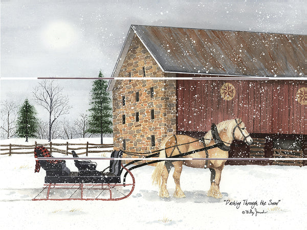 Dashing Through the Snow Pallet Art
