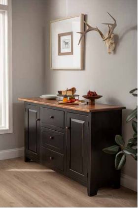 Buffet-CT147 Farm - Black with Michael’s Cherry