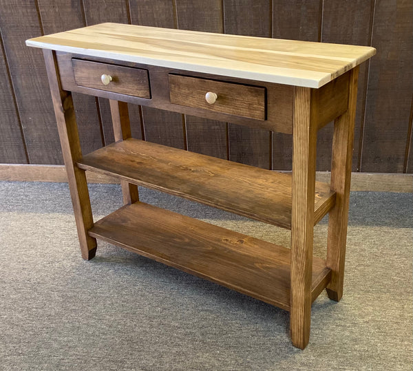 Maple/Walnut Look - Sofa Tables with Maple Top – KC Collections