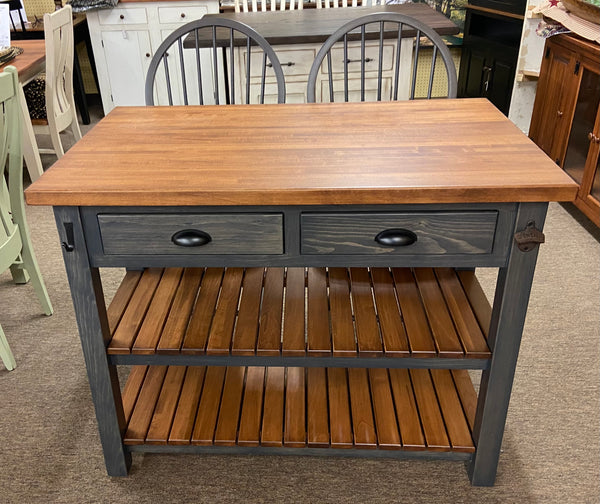 Amish Maple Island Set 57