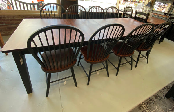 Table-5' Extension with 4-12" Leaves & Shaker Legs