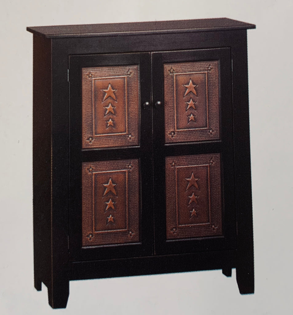 Pie Safe - 44" Small with Copper Star Tin Panels