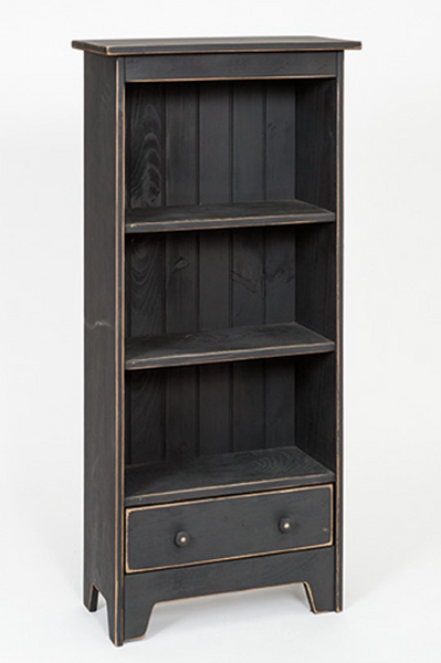 Bookcase-CT04 with Drawer-Black
