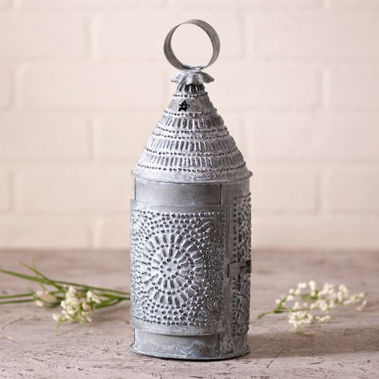 Baker's Lantern in Weathered Zinc