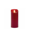 Mirage Smooth Pillar Candles - Red 3" Diameter